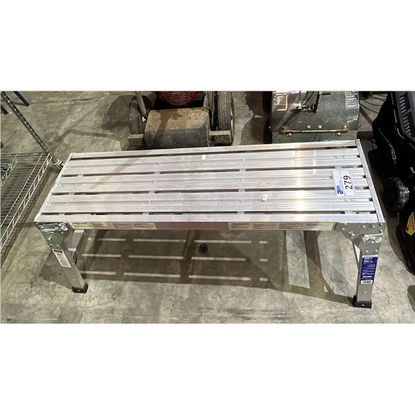 MASTERCRAFT 061-1015-4 ALUMINUM WORK PLATFORM: 225LB/104KG MAX. LOAD CAPACITY