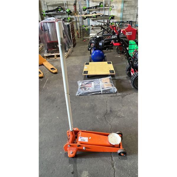 ORANGE LONG-CHASSIS HEAVY-DUTY SERVICE JACK