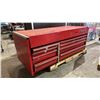 Image 1 : SNAP-ON 54" 8-DRAWER TOP CHEST & CONTENTS*LIFT SUPPORTS NEED REPLACEMENT/REPAIR*