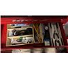 Image 4 : STACKED 3-TIER ROLLING METAL TOOL CHEST & CONTENTS