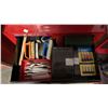 Image 6 : STACKED 3-TIER ROLLING METAL TOOL CHEST & CONTENTS
