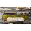 Image 1 : YARDWORKS 5 AMP ELECTRIC GRASS TRIMMER & 100 CM X 50 CM X 150 CM TOMATO GREENHOUSE