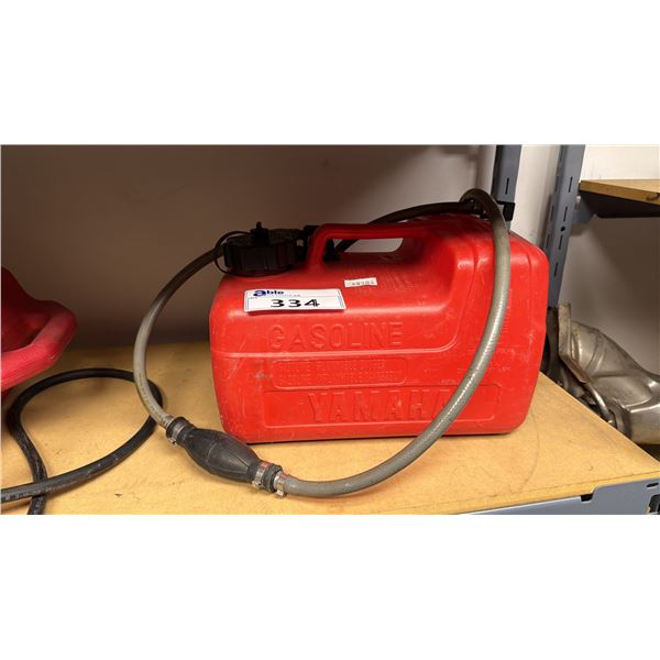YAMAHA RED PORTABLE 12L PLASTIC MARINE FUEL TANK