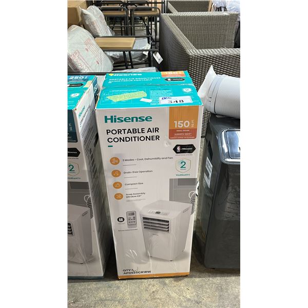 HISENSE PORTABLE AIR CONDITIONER *IN BOX*: 8,500 BTU ASHRAE/5,000 SACC