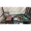 Image 1 : WORKSHOP HALOGEN WORKLIGHT, 75 PC DRILL BIT SET, SCHUMACHER BATTERY CHARGER & MORE