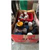 Image 2 : BOX OF ASSTD. AEROSOL SPRAY PAINT & BOX OF LED STRING LIGHTS, 4-PORT POWER CAR ADAPTER & MORE