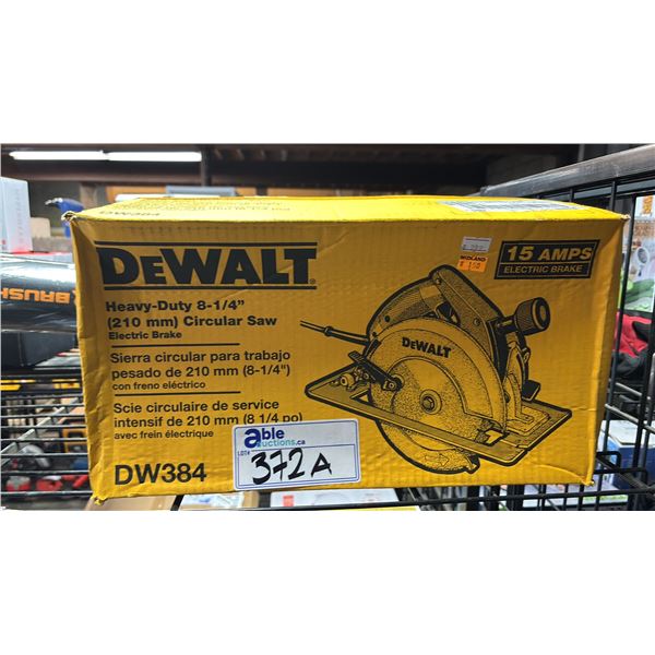 *NEW IN BOX* DEWALT DW384 HEAVY-DUTY 8-1/4" CIRCULAR SAW