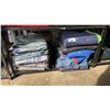Image 1 : SHELF OF ASSORTED MOVING BLANKETS