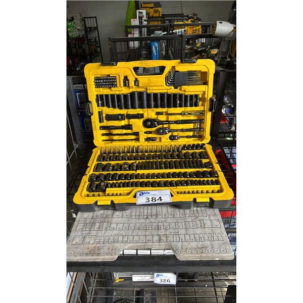 STANLEY PROFESSIONAL GRADE SAE & METRIC 229 PC BLACK CHROME MECHANIC'S TOOL SET