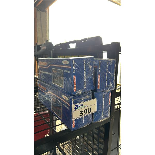 (4) *NEW* WESTWARD 16 PIECE COMBINATION WRENCH SETS
