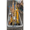 Image 1 : BIN OF ASSORTED MOP HANDLES *BIN NOT INCLUDED*