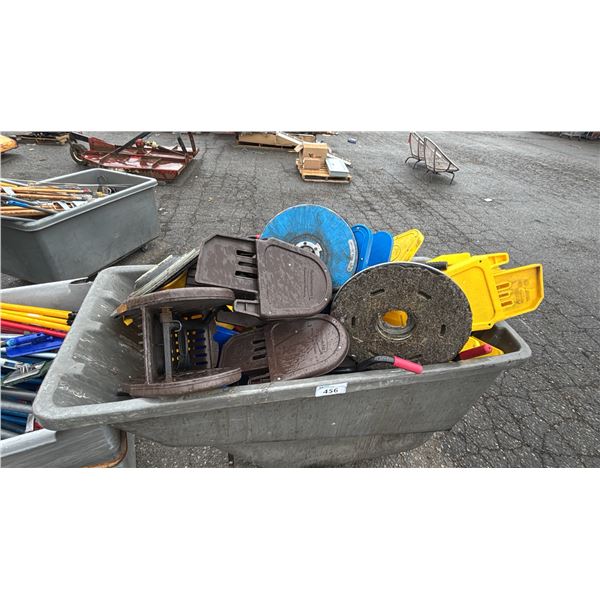 BIN OF ASSORTED MOP BUCKETS & MORE *BIN INCLUDED*