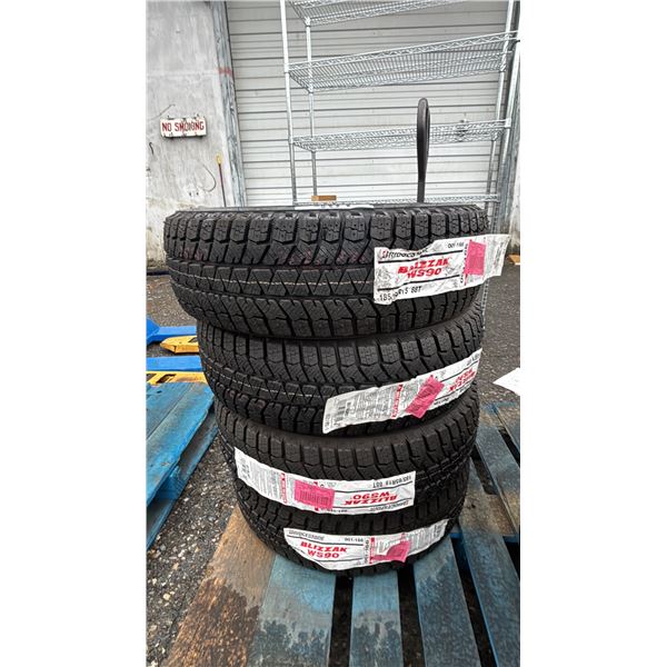 *NEW* SET OF 4 BRIDGESTONE BLIZZAK WS90 185/65R15 88T TIRES