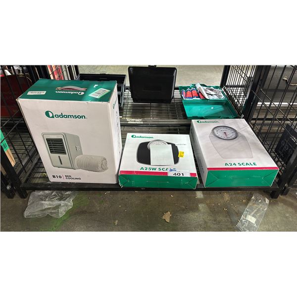 ADAMSON B10 BED COOLING SYSTEM, ADAMSON A25W SCALE & ADAMSON A24 SCALE