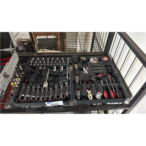 OLYMPIA TOOLS HAND TOOL KIT & SNAP-ON SOCKET WRENCH SET