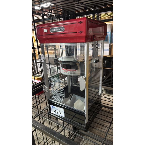 CUSINIART COUNTERTOP POPCORN MACHINE