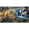 Image 3 : PNEUMATIC TOOL WITH AIR HOSE & (2) HEAVY DUTY EXTENSION CORDS
