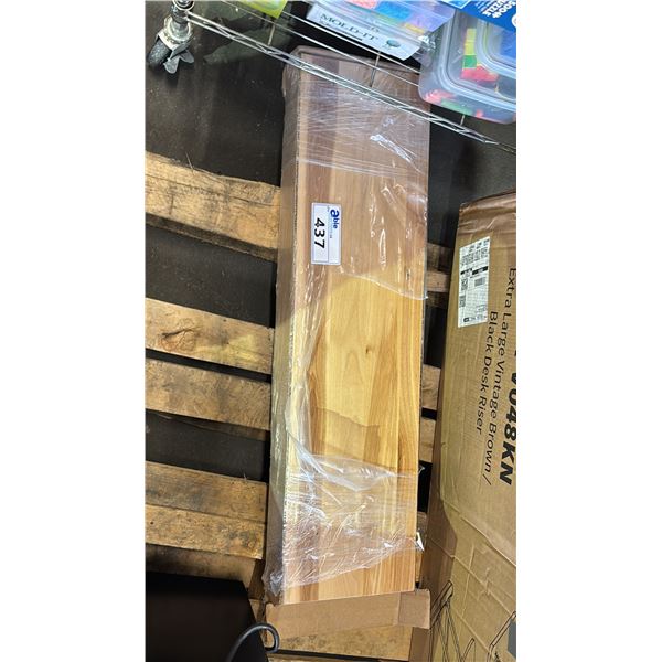 2 PIECES OF 30"L X 9.5"W X 2"D WOOD