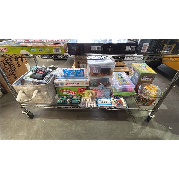 BAZOOKA BUBBLE BLOWER, ASSTD. CRAFTING SUPPLIES, SPIROGRAPH, HUNGRY HUNGRY HIPPO & MORE