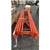 Image 2 : PALLET OF (3) PALLET RACKING 9'6" UPRIGHTS & (6) 8'10" CROSS BEAMS