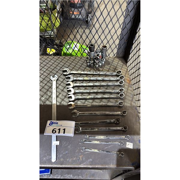 COLLECTION OF SNAP-ON WRENCH & SOCKETS