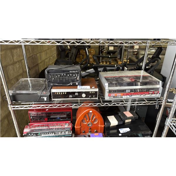 LLOYD'S R803 STEREO MUSIC SYSTEM, REALISTIK SA-500 STEREO AMPLIFIER & VIBE TURNTABLE