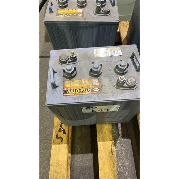 G2200HD 25AH GC BATTERY: FOR GOLF CARTS, FLOOR SCRUBBERS & BURNISHERS OR SCISSOR-LIFTS