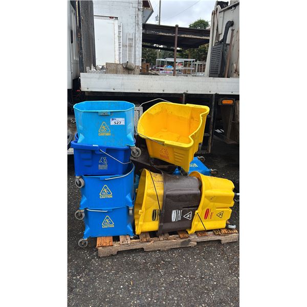 PALLET OF ASSORTED MOP BUCKETS