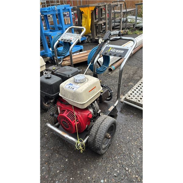 XSTREAM COMMERCIAL GAS PRESSURE WASHER WITH HOSE & WAND