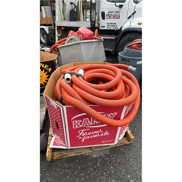 PALLET OF COMMERCIAL VACUUM HOSES
