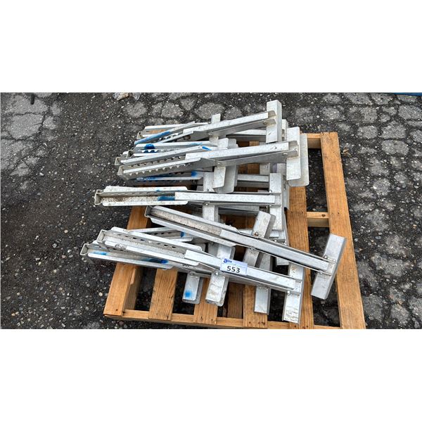 PALLET OF ALUMINUM LADDER JACKS *MUST TAKE ALL*