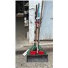 Image 1 : (3) BUNDLES OF ASSORTED SNOW SHOVELS & RAKES