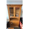Image 2 : VINTAGE WOOD CORNER HUTCH