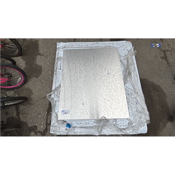 PALLET OF FLAT METEL PANELS *MUST TAKE ALL*