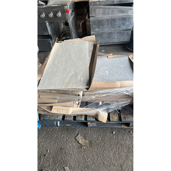 PALLET OF ASSORTED PORCELAIN TILE *MUST TAKE ALL*