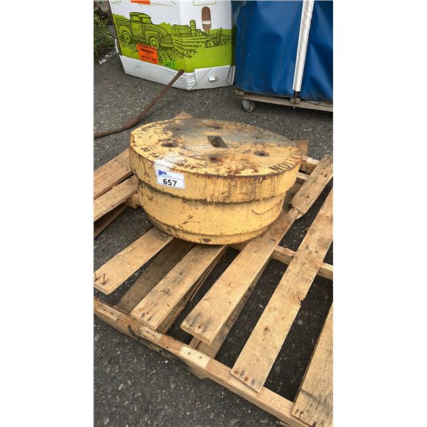 VINTAGE TIGER TRACTOR WHEEL WEIGHT