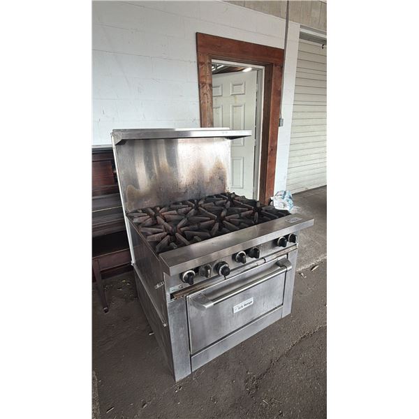 US RANGE 6-BURNER GAS RANGE