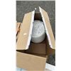 Image 2 : PALLET OF BUCKET LIDS, ELECTRICAL BOX, (2) BOXES OF PRE-STRUNG MANILLA SHIPPING TAGS & MORE *MUST