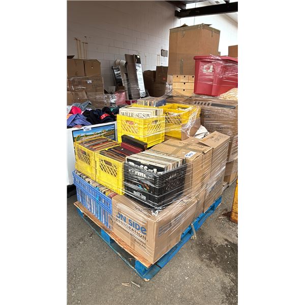 PALLET OF ASSORTED VINYL RECORDS *MUST TAKE ALL*