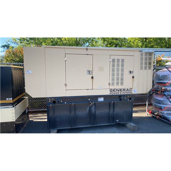 GENERAC POWER SYSTEMS 100W 3 PHASE FULLY ENCLOSED HEAVY DUTY INDUSTRIAL DIESEL POWERED GENERATOR