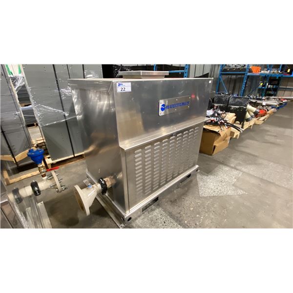 WATERTRONICS MODEL WMFV-5000-7A-25-600-3 250-110, SELF ENCLOSED COMMERCIAL PUMPING SYSTEM