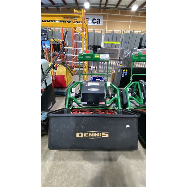 DENNIS ES-860 COMMERCIAL ELECTRIC WALK BEHIND REEL MOWER WITH ZIVAN ELECTRIC CHARGING SYSTEM