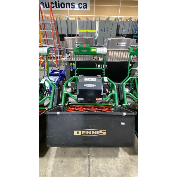 DENNIS ES-860 COMMERCIAL ELECTRIC WALK BEHIND REEL MOWER WITH ZIVAN ELECTRIC CHARGING SYSTEM