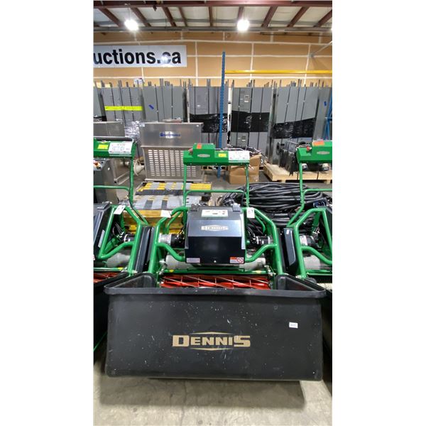 DENNIS ES-860 COMMERCIAL ELECTRIC WALK BEHIND REEL MOWER WITH ZIVAN ELECTRIC CHARGING SYSTEM