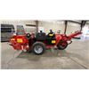 Image 2 : 2025 REDEXIM CARRIER RED GAS POWERED WALK BEHIND LANDSCAPE MACHINE WITH VERTI-DRAIN 1513 HIGH SPEED