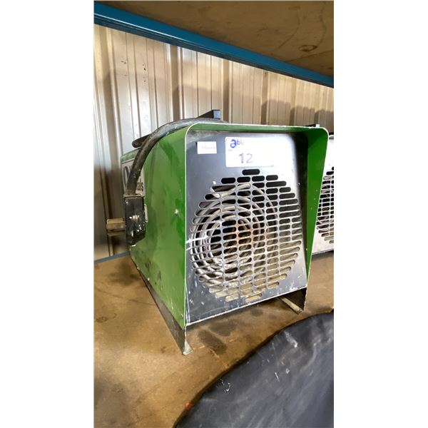PATRON E9 GREEN 240V INDUSTRIAL / COMMERCIAL ELECTRIC PORTABLE AIR HEATER