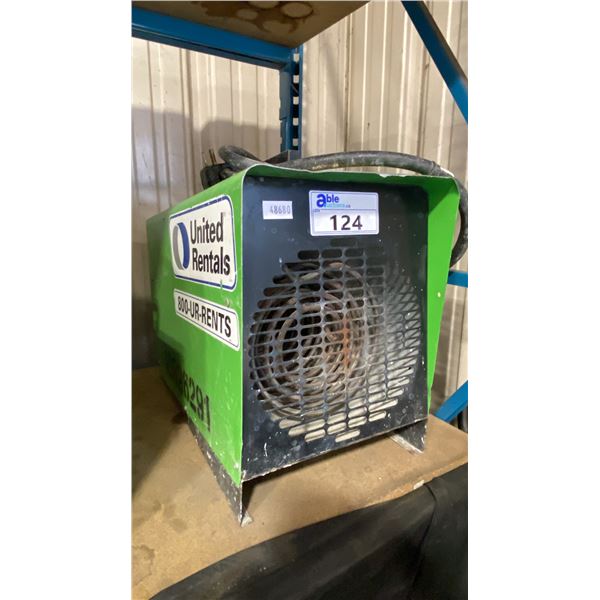 PATRON E9 GREEN 240V INDUSTRIAL / COMMERCIAL ELECTRIC PORTABLE AIR HEATER