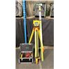 Image 1 : SELF LEVELING INDUSTRIAL ROTARY LASER SET IN HARD TRANSPORT CASE WITH TRIPOD & SURVEYORS RULER