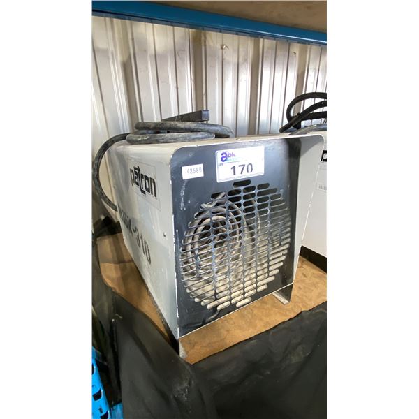 PATRON E9 WHITE 240V INDUSTRIAL / COMMERCIAL ELECTRIC PORTABLE AIR HEATER
