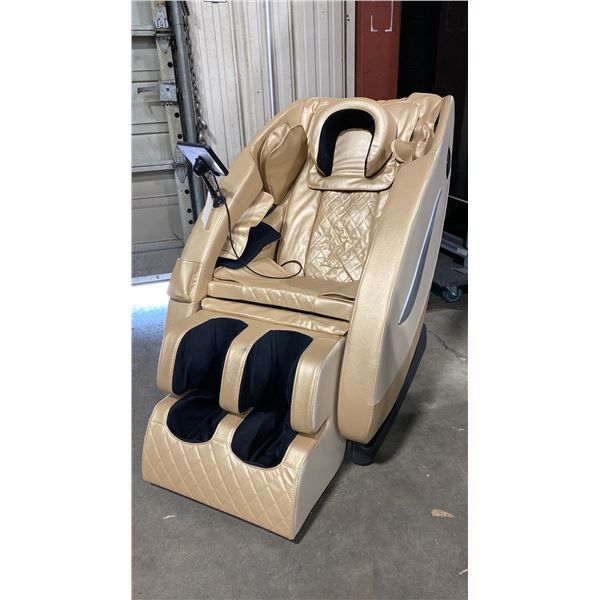 HIGH END ZERO GRAVITY MASSAGE CHAIR WITH TOUCH SCREEN CONTROLS, HEATING, MULTI MASSAGE MODES,